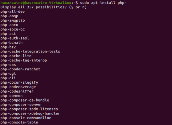 Install Php Extensions Ubuntu